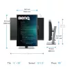 BenQ RD240Q datora monitors 61,2 cm (24,1 collas) 2560 x 1600 pikseļi WQXGA LCD melns