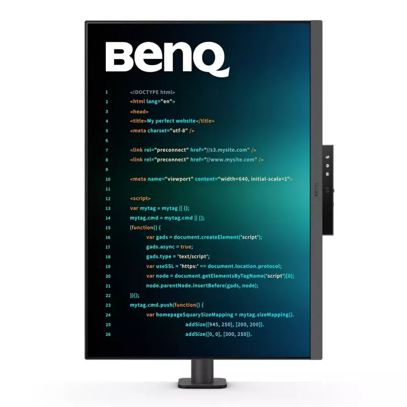 Monitors BenQ RD280UA 28,2 collas 4K Ultra HD IPS 3840 x 2560, 3:2, HDR10, 350 cd/m², USB‑C PD 90W, 5 ms