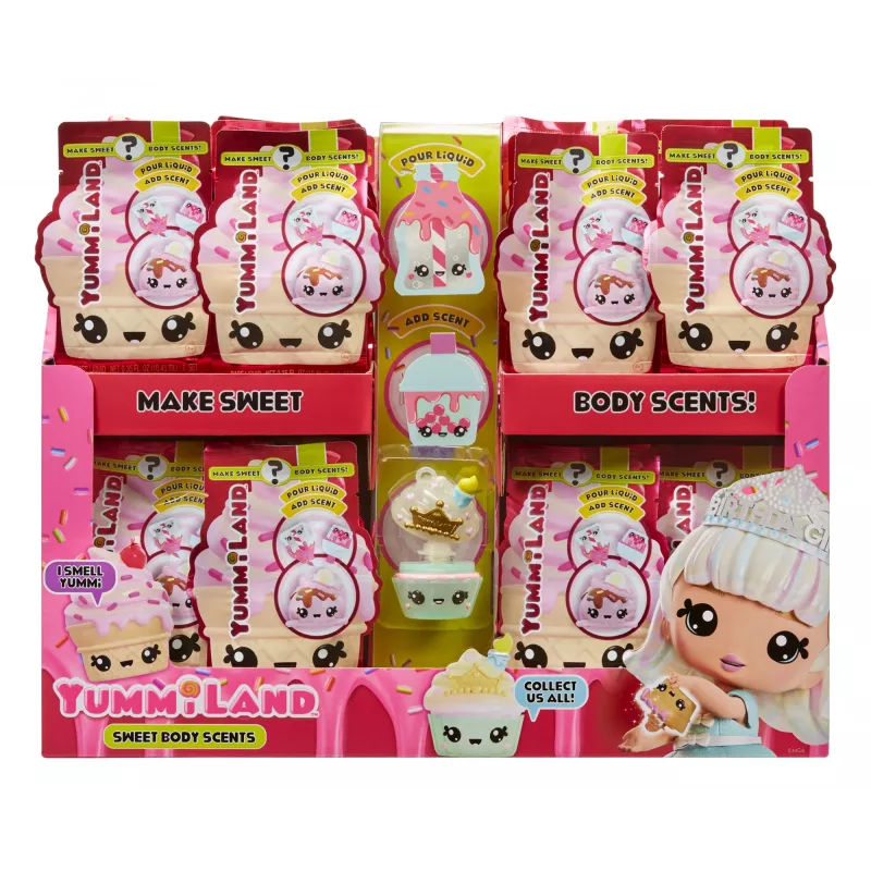 MGA Entertainment Yummiland Num Nom Body Scent Asst in PDQ, 4 gadi, Daudzkrāsains, Plastmasa