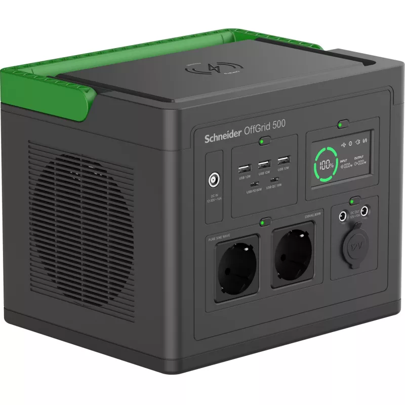 APC PPS500-GR pārnēsājama elektrostacija-litija jonu (Li-Ion) 749 W 5.5 kg