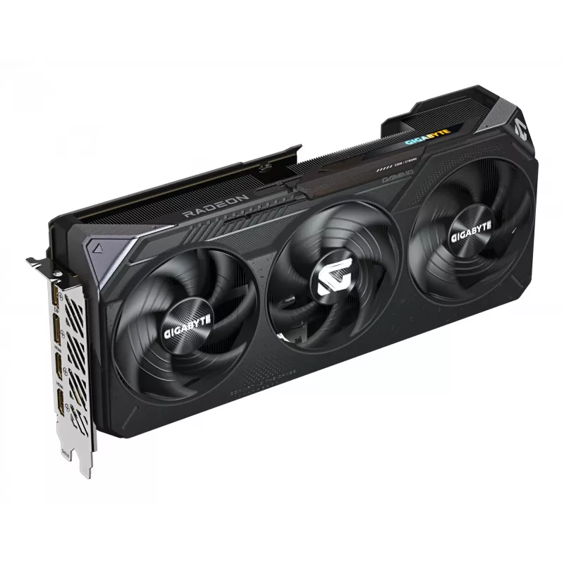 GIGABYTE Radeon RX 9070 XT GAMING OC 16G grafiskā karte - 16GB GDDR6, 256bit, PCI-E 5.0, 3060 MHz kodola frekvence, 2 x DisplayPort, 2 x HDMI, GV-R9070XTGAMING OC-16GD