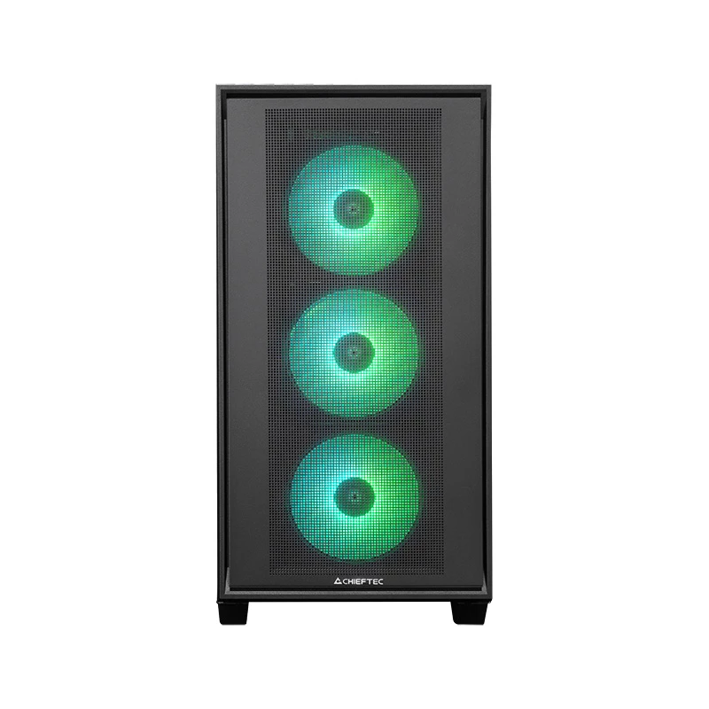 Chieftec GS-03B-OP datora korpuss Midi Tower melns