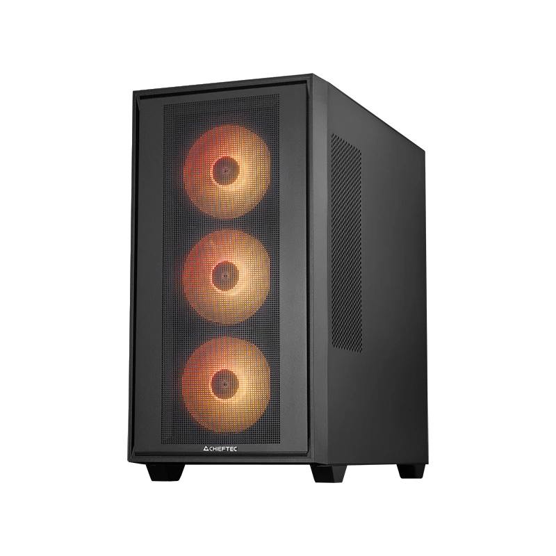 Chieftec GS-03B-OP datora korpuss Midi Tower melns