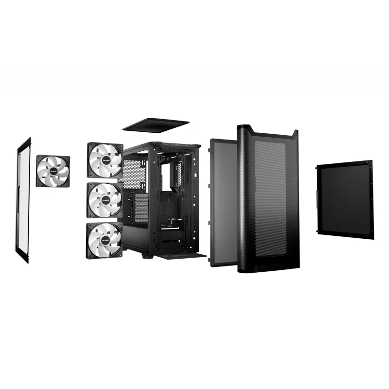 PC korpuss be quiet! Pure Base 501 DX Melns Midi Tower