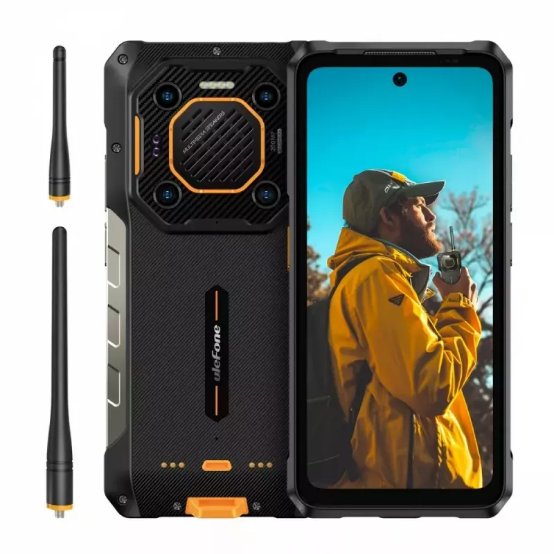 Viedtālrunis UleFone Armor 26 Ultra 6.1 collas 12 GB RAM 512 GB krātuve melns