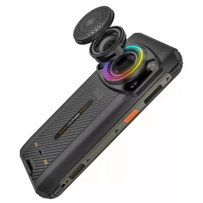 Viedtālrunis UleFone Armor 21 — 6,58 collu displejs, 8 GB RAM, 256 GB krātuve, melns