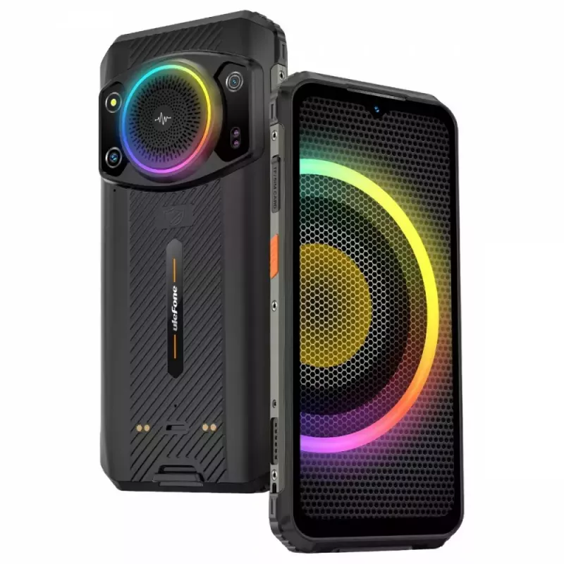 Viedtālrunis UleFone Armor 21 — 6,58 collu displejs, 8 GB RAM, 256 GB krātuve, melns