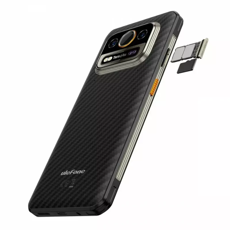 Viedtālrunis UleFone Armor 25T 6,0 collu 6/256 GB Frost Melns, energoefektivitātes klase B