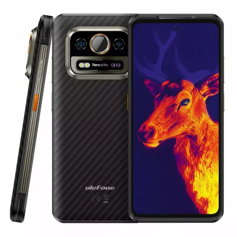 Viedtālrunis UleFone Armor 25T 6,0 collu 6/256 GB Frost Melns, energoefektivitātes klase B