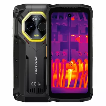 Viedtālrunis UleFone Armor Mini 20T Pro 5G, 4,7 collu displejs, 8 GB RAM, 256 GB krātuve, melna