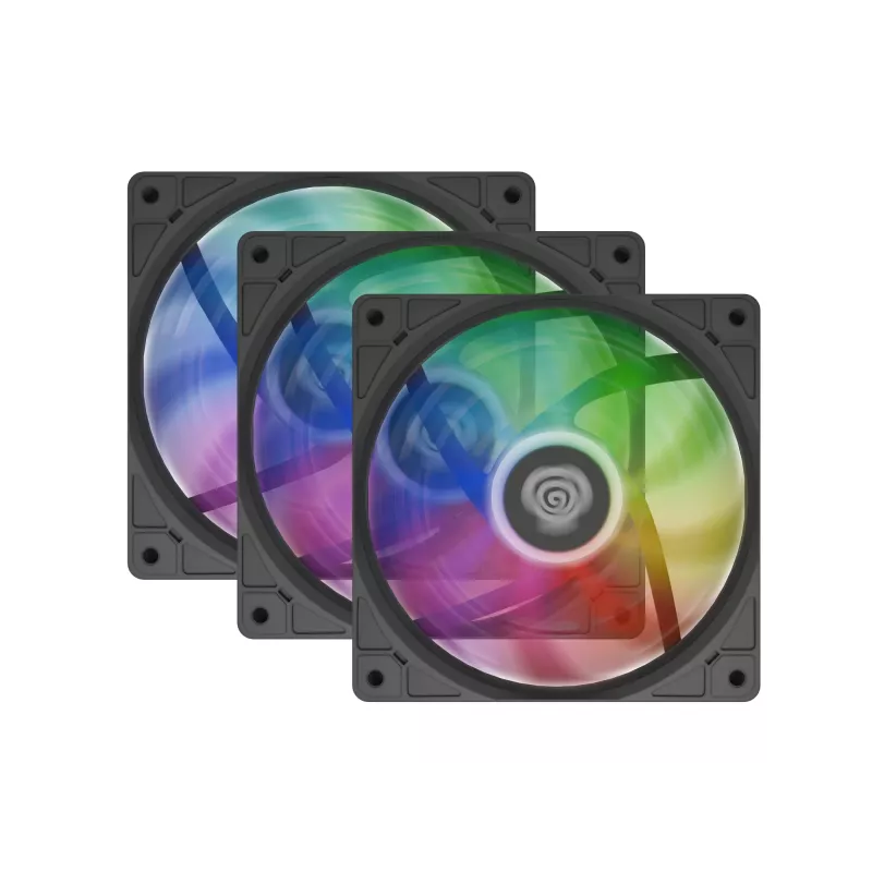 GENESIS Oxal 120 ARGB datora korpusa ventilators 12 cm melns