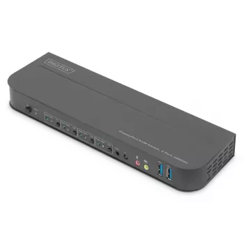 DIGITUS KVM slēdzis 4x1 DP DP/HDMI Izeja USB 4Kx2K 60Hz