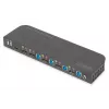 DIGITUS KVM slēdzis 4x1 DP DP/HDMI Izeja USB 4Kx2K 60Hz