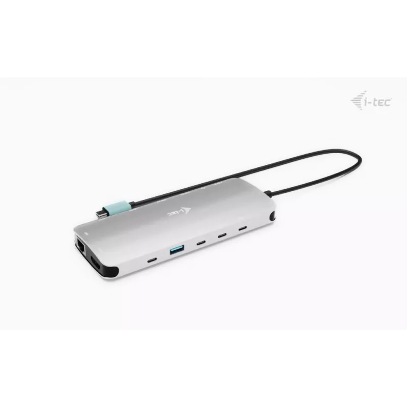 i-tec Metal USB-C Nano 3x Display Dock, 2x HDMI 1x USB-C video ar strāvas padevi 140W + Universālais lādētājs 140 W