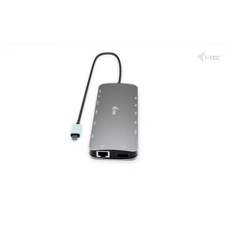 i-tec Metal USB-C Nano 3x Display Dock, 2x HDMI 1x USB-C video ar strāvas padevi 140W + Universālais lādētājs 140 W
