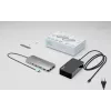 i-tec Metal USB-C Nano 3x Display Dock, 2x HDMI 1x USB-C video ar strāvas padevi 140W + Universālais lādētājs 140 W