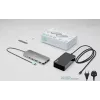 i-tec Metal USB-C Nano 3x Display Dock, 2x HDMI 1x USB-C video ar strāvas padevi 140W + Universālais lādētājs 140 W