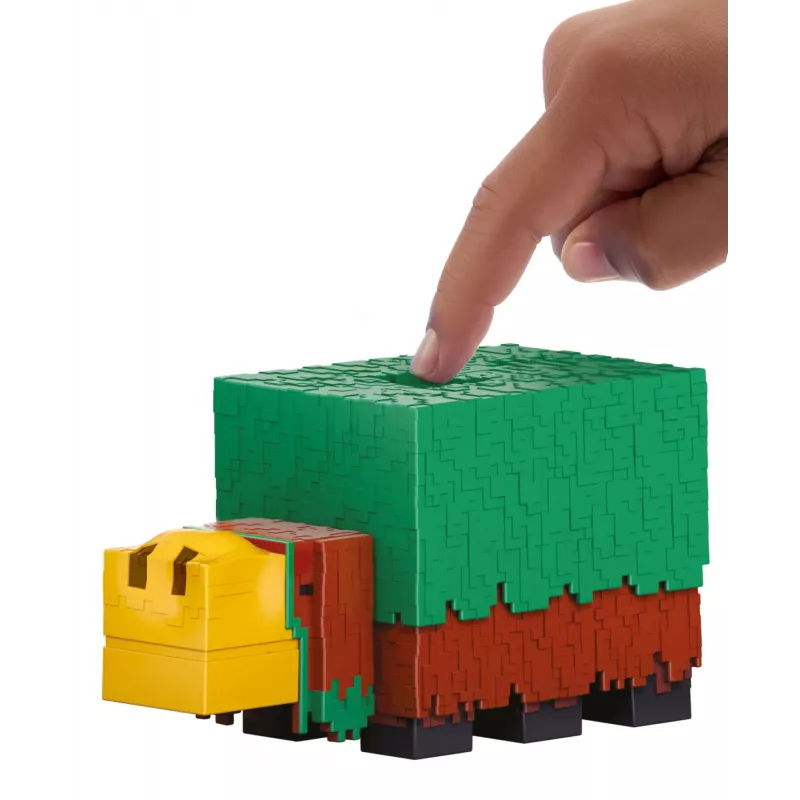 Minecraft Sniffer Action Figure ar spēlei atbilstošām skaņām, 3,25 collu mēroga kolekcionējama rotaļlieta