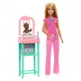 Barbie Baby Doctor lelle ar gaišmataino modes lelli, 1 mazuļa lelli un aksesuāriem