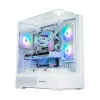 Zalman P40 Prism balta Midi Tower PC korpuss