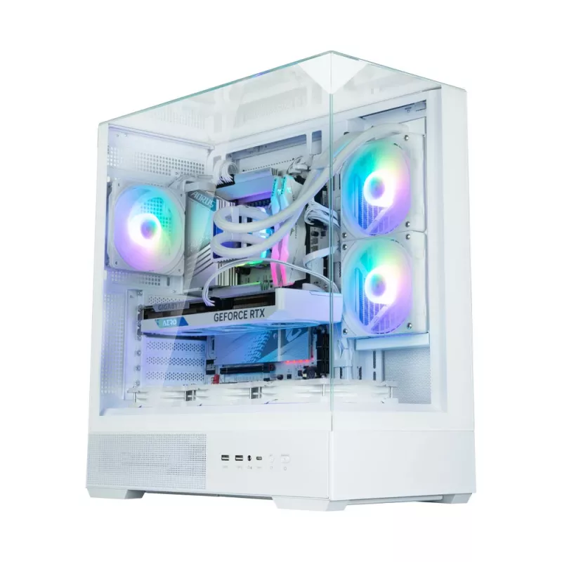 Zalman P40 Prism balta Midi Tower PC korpuss