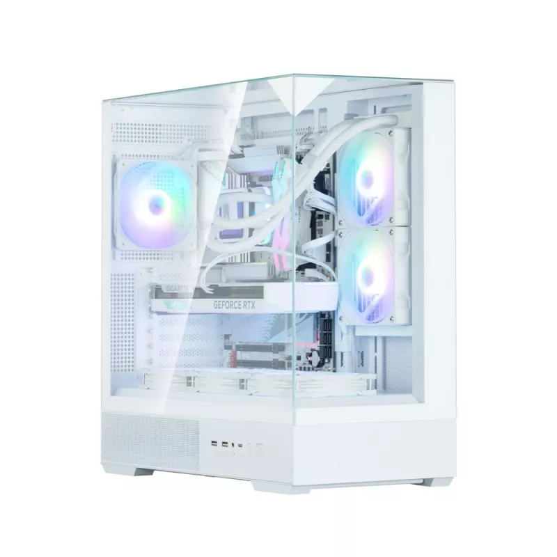 Zalman P40 Prism balta Midi Tower PC korpuss