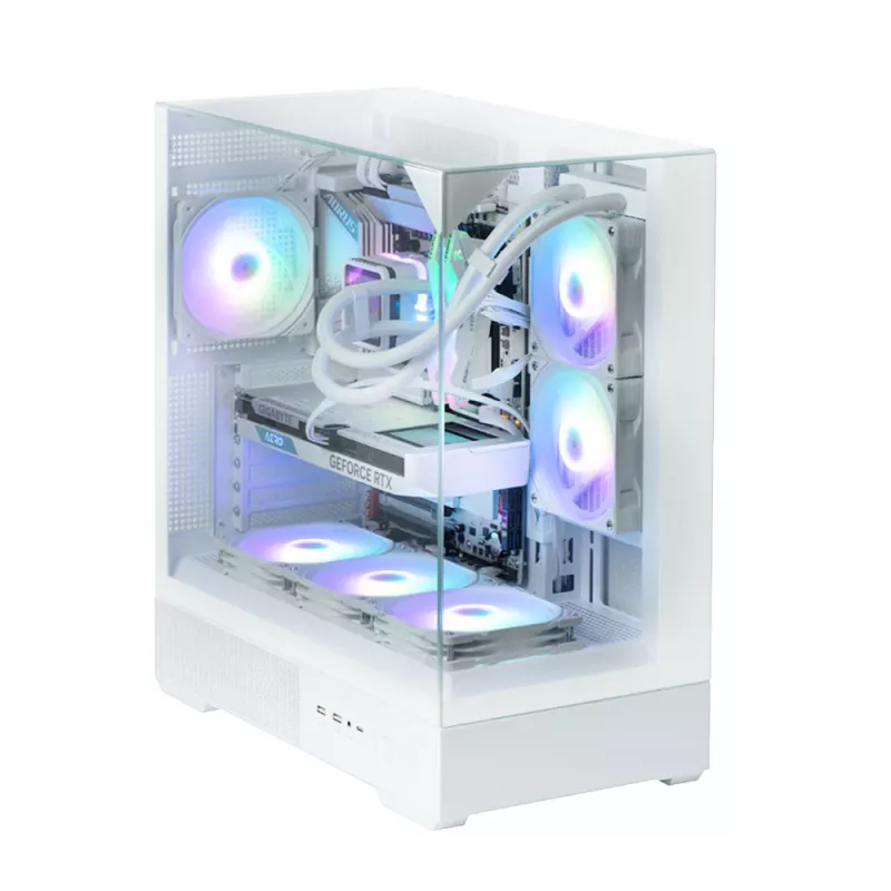 Zalman P40 Prism balta Midi Tower PC korpuss