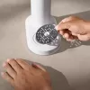 Sodas aparāts BRITA Carbonator 1046730 balts — kompakts galda virsmas karbonators ar 2 pudelēm (292×250×513 mm)