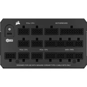 Barošanas bloks CORSAIR HX1200 1200 W ATX 24-pin pilnībā modulārs 80 PLUS Platinum melns 14 cm ventilators