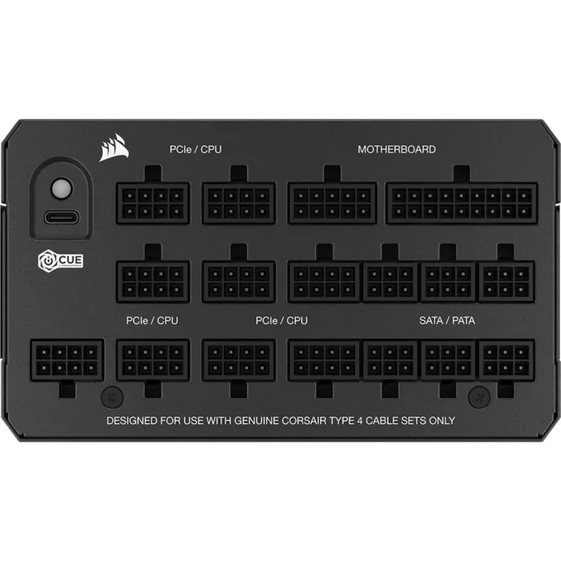 Barošanas bloks CORSAIR HX1200 1200 W ATX 24-pin pilnībā modulārs 80 PLUS Platinum melns 14 cm ventilators