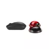 Kensington K62440WW Slim Duo Gel plaukstas balsts pelei / bumbiņpelei, 192 x 72 x 22 mm, sarkans