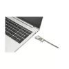 Kensington plāns NanoSaver 2.0 EQ kombinētā klēpjdatora slēdzene, 1.8 m, Kensington, Kombinētā slēdzene, Nerūsējošais tērauds, Cinka tērauds, Sudraba