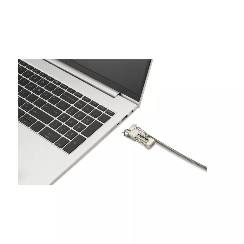 Kensington plāns NanoSaver 2.0 EQ kombinētā klēpjdatora slēdzene, 1.8 m, Kensington, Kombinētā slēdzene, Nerūsējošais tērauds, Cinka tērauds, Sudraba