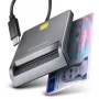Karšu lasītājs Axagon CRE-SM3TC USB 2.0 Type-C pelēks SmartMedia