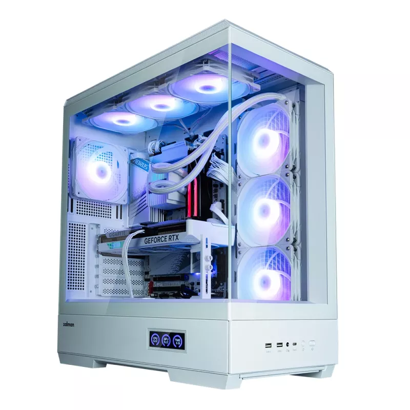 Zalman P50 DS balta Midi Tower datora korpuss