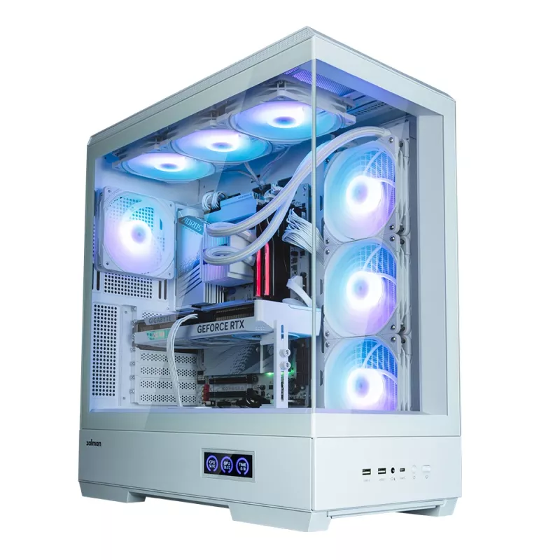 Zalman P50 DS balta Midi Tower datora korpuss