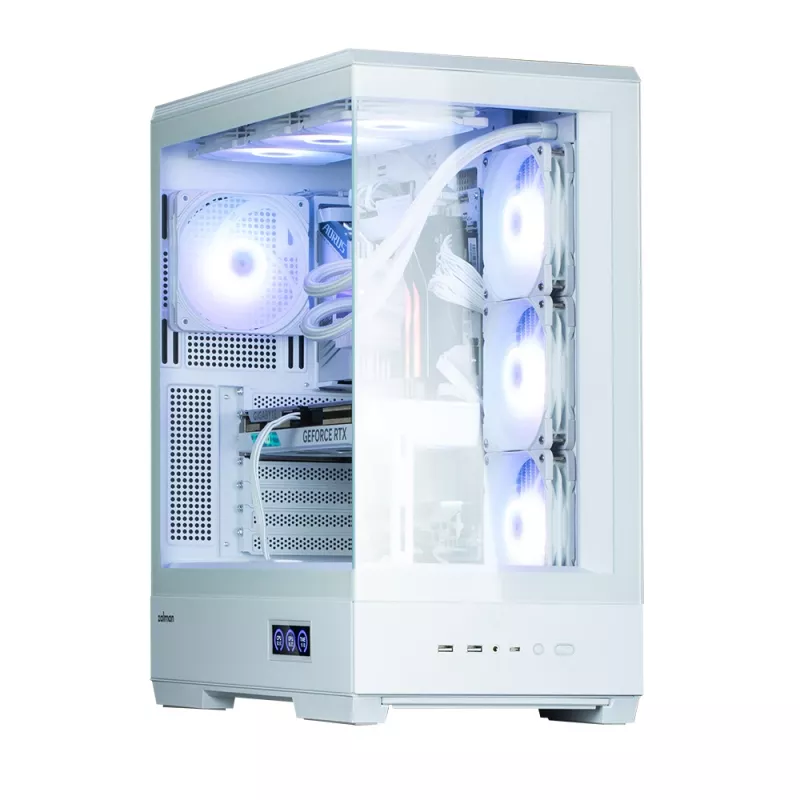 Zalman P50 DS balta Midi Tower datora korpuss