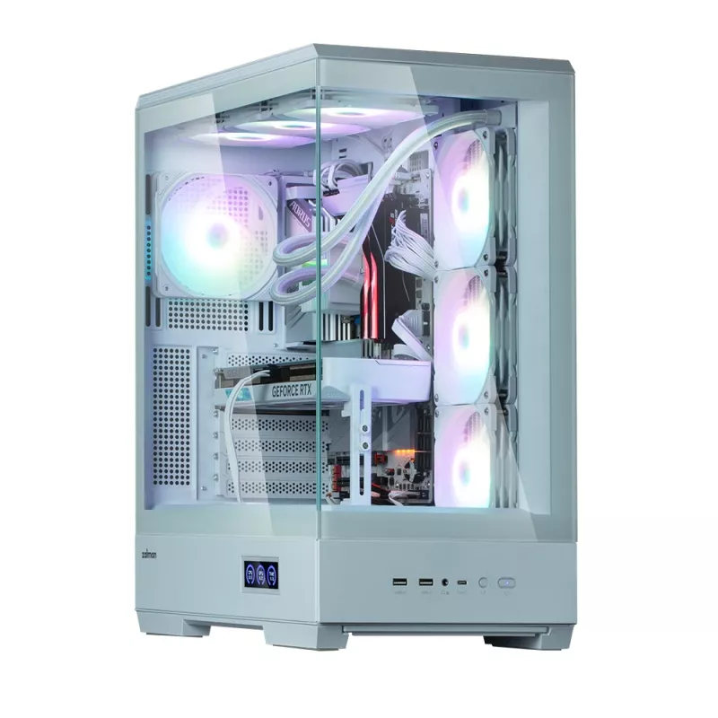 Zalman P50 DS balta Midi Tower datora korpuss
