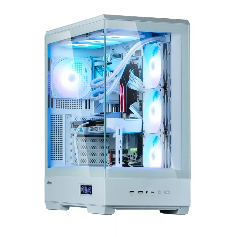 Zalman P50 DS balta Midi Tower datora korpuss