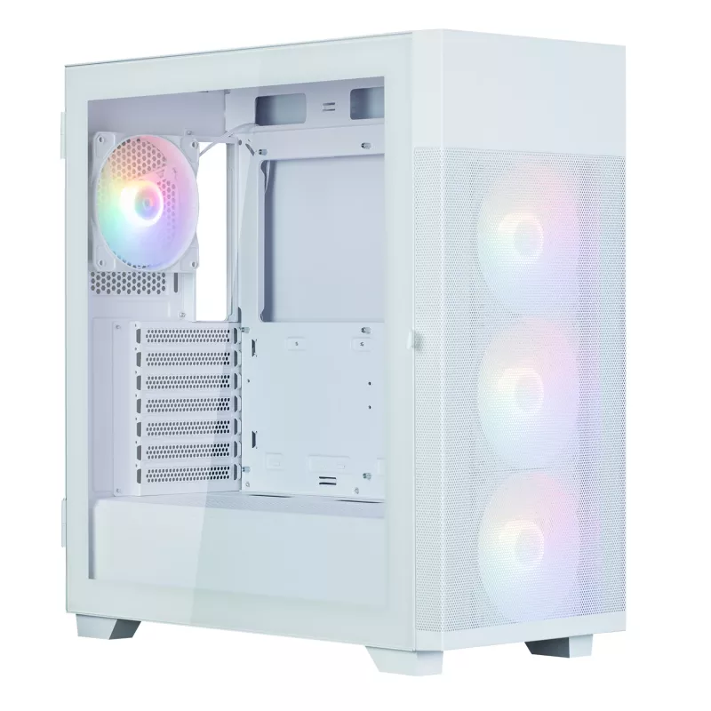 PC korpuss Zalman S5 NEO balta Midi Tower