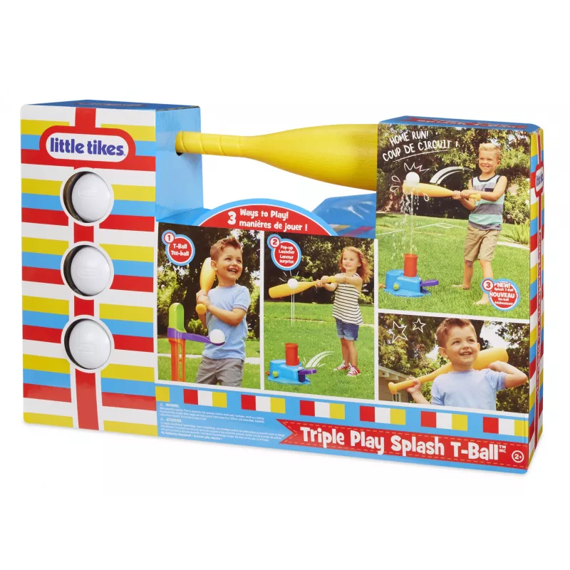 Little Tikes Triple Play Splash T-Ball komplekts