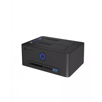 ICY BOX IB-1233CL-CR USB 3.2 Gen 1 (3.1 Gen 1) Type-A Melns