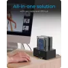 ICY BOX IB-1233CL-CR USB 3.2 Gen 1 (3.1 Gen 1) Type-A Melns