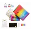 Displeja komplekts Mga Accessories Rainbow High apavi, 27 gabali — dažādi leļļu apavu aksesuāri