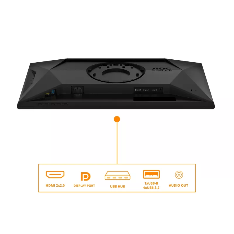 AOC G4 25G4SXU datora monitors 62,2 cm (24,5 collas) 1920 x 1080 pikseļi Full HD LED Melns, Pelēks