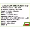 Cobi Blocks Tankette TK-3 konstrukciju komplekts — 323 detaļas