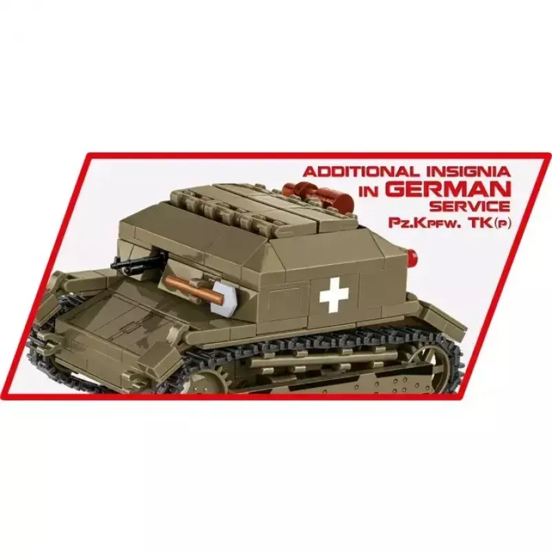 Cobi Blocks Tankette TK-3 konstrukciju komplekts — 323 detaļas