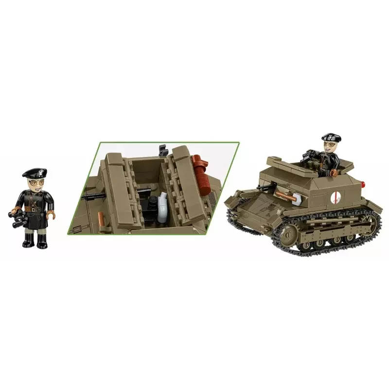 Cobi Blocks Tankette TK-3 konstrukciju komplekts — 323 detaļas