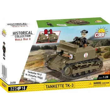Cobi Blocks Tankette TK-3 konstrukciju komplekts — 323 detaļas