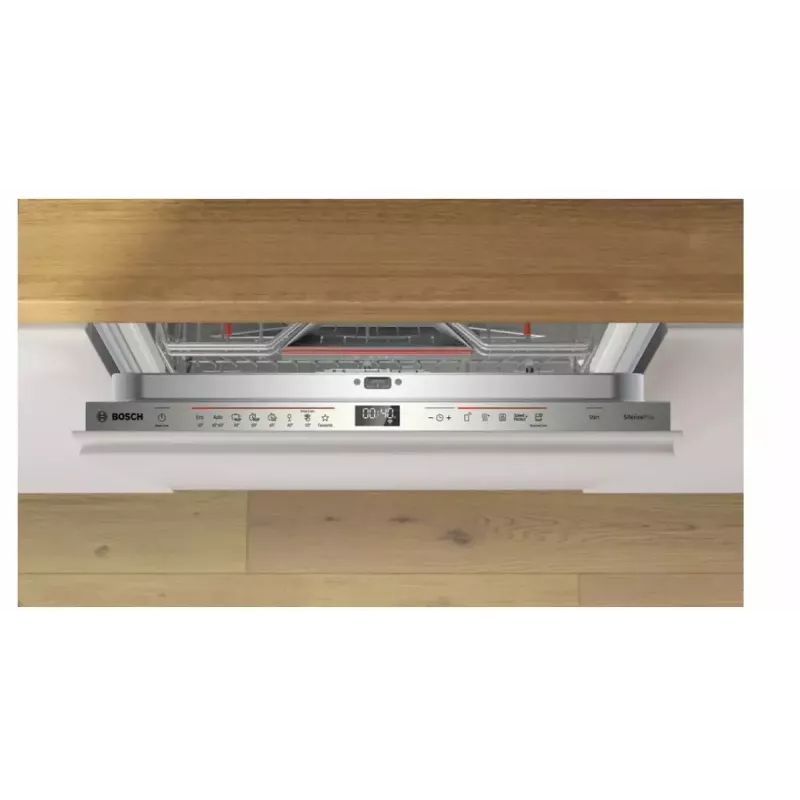 Iebūvējamā trauku mazgājamā mašīna Bosch SMD6ECX12E, 12 galda klājumu ietilpība, 44 dB